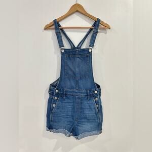 New Madewell Adirondack Short Overalls in Denville Wash XS
